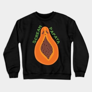 Scream Papaya Crewneck Sweatshirt